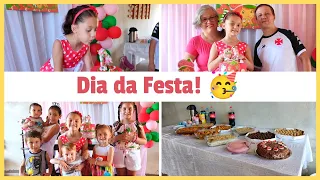 Dia da Festa / Comemorando o Aniversário da Carol - Na Casa da Deise