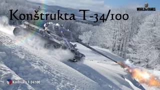 World of Tanks Replay - Konštrukta T-34/100, 11 kills, 5,5k dmg, (M) Ace Tanker