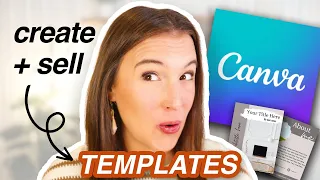 How to make money online with CANVA TEMPLATES in 2024 💰🚀