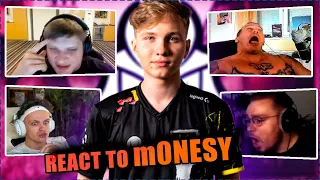 CS PROS & CASTERS REACT TO M0NESY PLAYS & MONESY FLICK