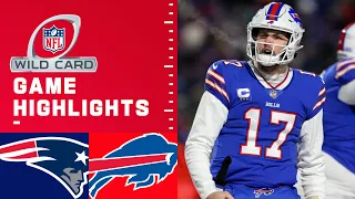 Buffalo Bills Highlights vs. New England Patriots | 2021 Playoffs Wildcard