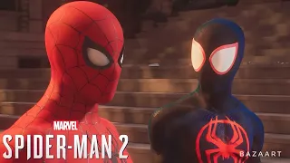 Peter & Miles vs Symbiotes With NWH Final Swing Suit & ATSV Suit - Marvel's Spider-Man 2 (HD60FPS)