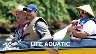 Bill Murray, Jimmy Kimmel & Guillermo’s Dirty Canoe Ride in Brooklyn