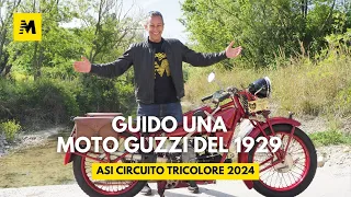 Moto Guzzi sport 14 del 1929: un'esperienza esoterica durante ASI Circuito Tricolore