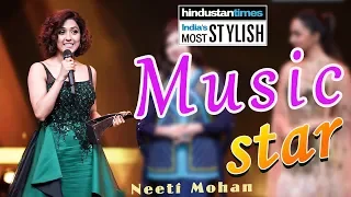 Neeti Mohan || Wins Music Star award || HT India's Most Stylish Awards 2018