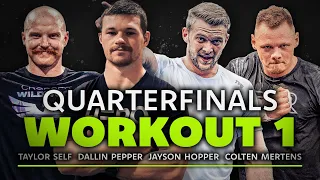 Taylor Self vs The World | CrossFit Born Primitive Quarterfinals | Test 3 (QF Workout 1)