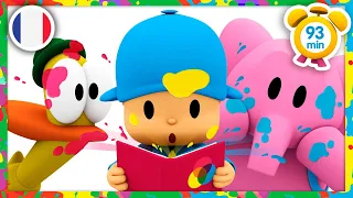 🎨 POCOYO FRANÇAIS - Le grand livre des couleurs [ 93 min ] | DESSIN ANIMÉ pour enfants