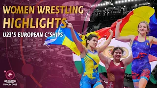 Women's Wrestling Highlights from the U23 European Championships #WrestlePlovdiv