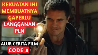 MANUSIA SUPER VS ROBOT POLISI | Alur Cerita Film - CODE 8 (2019) | INDONESIA