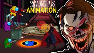 Among Us Animation vs. Zombie Doctor Strange, Iron Man Imposter - 어몽어스 좀비 애니메이션