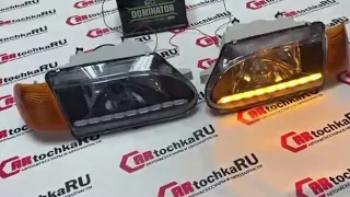 BLACK TUNING фары с дневными ходовыми огнями и бегущими поворотниками. - ВАЗ 2113/14/15.