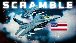 US F-16 Vipers Scramble Under Attack On Airbase | Mig-29 Su-27 | Digital Combat Simulator | DCS |