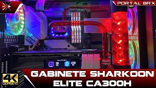 Super PC Workstation Portal BRX - Gabinete Sharkoon Elite CA300H