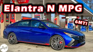 2023 Hyundai Elantra N 6MT – MPG Test | Real-world Highway Fuel Economy and Range