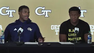 GT Football: #BCvsGT Defensive Student-Athletes Postgame Presser