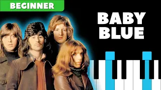 Baby Blue - Badfinger | EASY PIANO Tutorial and SHEET MUSIC