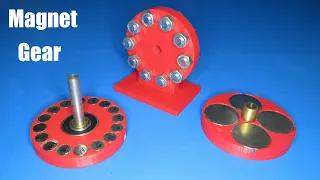 Speed reduction Magnetic Gear 4:1 | Direction reversal gear