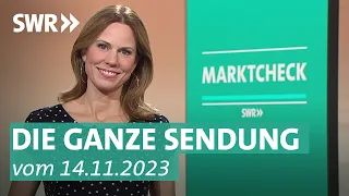 Sendung vom 14. November 2023: BPA im Wasser, TK-Lachs, Erbrecht & Co. | Marktcheck SWR