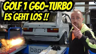 Turbo-Gockel - Golf 1 G60 - TURBO -  ES GEHT LOS ! UMRÜSTUNG AUF ECU MASTER