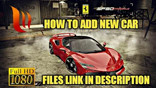 How to ADD New Cars in NFS Most Wanted With Binary Tool Tutorial And Gameplay