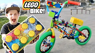 My LEGO bike gets destroyed at the skatepark!!