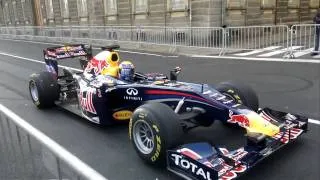 RED BULL torino  f1 show run mark webber 30 4 2011