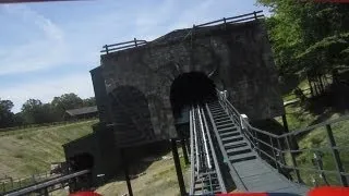 Verbolten (wolves effect/theme) Front Seat on-ride HD POV Busch Gardens Williamsburg