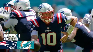 New England Patriots Top Plays vs. Miami Dolphins | 2022 Regular Season Week 1