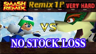 Smash Remix - Classic Mode Remix 1P Gameplay with Marina (VERY HARD) No Stock Loss