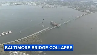 Officials hope to resume recovery efforts after Baltimore bridge collapse