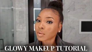 MAKEUP TUTORIAL | flawless, glowy, sweat proof makeup for brown skin women | KENSTHETIC