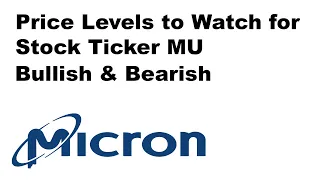 Price Levels to Watch When Stock Trading Micron Technology - MU #shorts #stocktrading