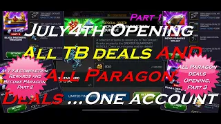 MCOC July 4th Deals - Buy All Thronebreaker deals and All Paragon deals - One Account - Part 1 of 3