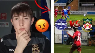EASTLEIGH V WREXHAM VLOG | RED CARD, FIGHTS AND SHOCKING REFEREE!