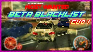 Beta Blacklist Gameplay - Beta Build NFS Most Wanted 2012