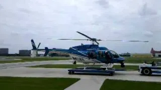 Tampa PD Bell 407 Landing and Shut Down