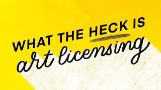What the heck is art licensing!? How to make money from your artwork...