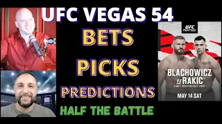 UFC Vegas 54: Blachowicz vs Rakic | Bets, Picks, Predictions | HALF THE BATTLE