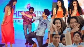 Priya Varrier & Roshan Dance Live At Kochi , Oru Adaar Love Actress And Crew Live