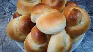 SCHNECKEN MIT SCHAFSKÄSEFÜLLUNG - PEYNIRLI POĞAÇA. БУЛОЧКИ «УЛИТКИ С СЫРОМ»