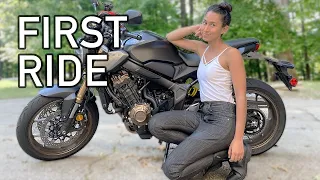 What does a short rider think of the 2021 Honda CB650R?