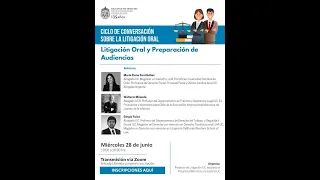 Preparación de audiencia de juicio - Litigación Oral y Preparación de Audiencias