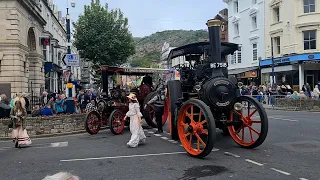 Magnificent traction engines parade on Llandudno's streets