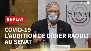 REPLAY - Raoult en solo devant les sénateurs après avoir refusé le format table-ronde