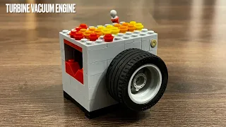 Testing High RPM LEGO Technic Turbine Vacuum Engine (Tutorial)