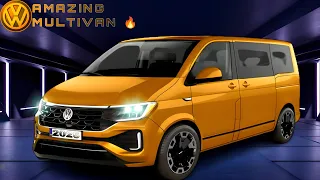 Amazing MultiVan🔥 Next-Gen 2025 Volkswagen Transporter