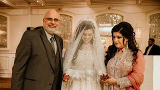 Bride’s Emotional Entrance with family - Kinza and Mairaj Nikkah