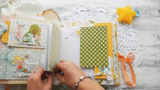 Scrapbooking | Album for a boy | Скрапбукинг. Альбом для малыша