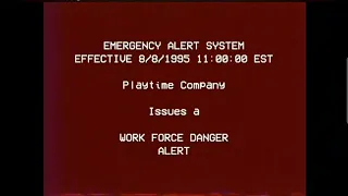 The emergency alert system VHS (poppy playtime chapter 3)