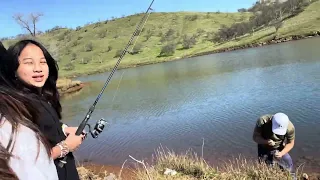 Trout fishing, February 22, 2024